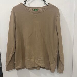 Dip Beige Crewneck Top